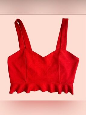 FOREVER21 Cropped Fashion Tank Top